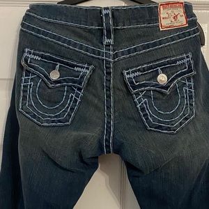 True Religion Blue Straight Jeans
